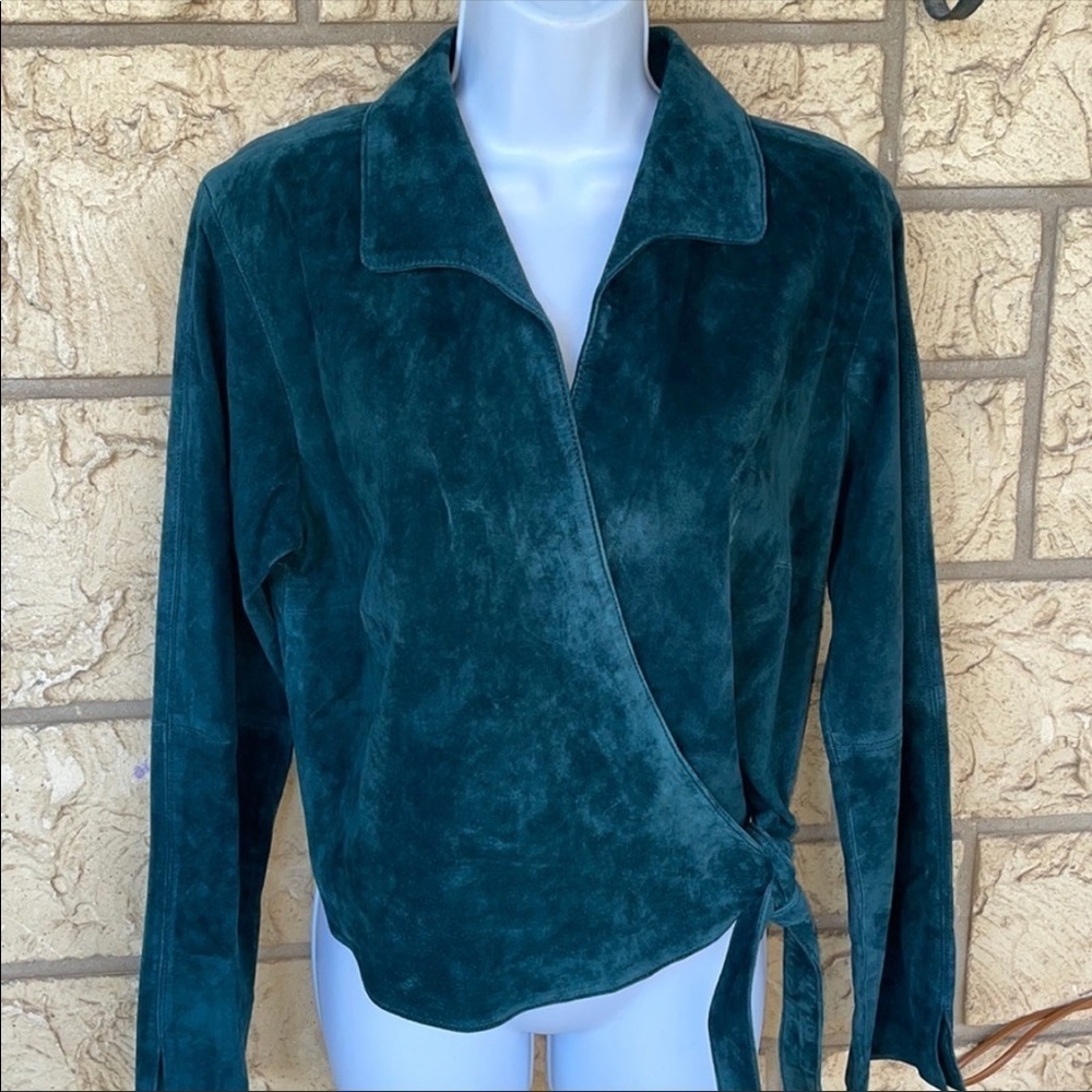 Atelier Leather Malard Tye side Top med NWT New